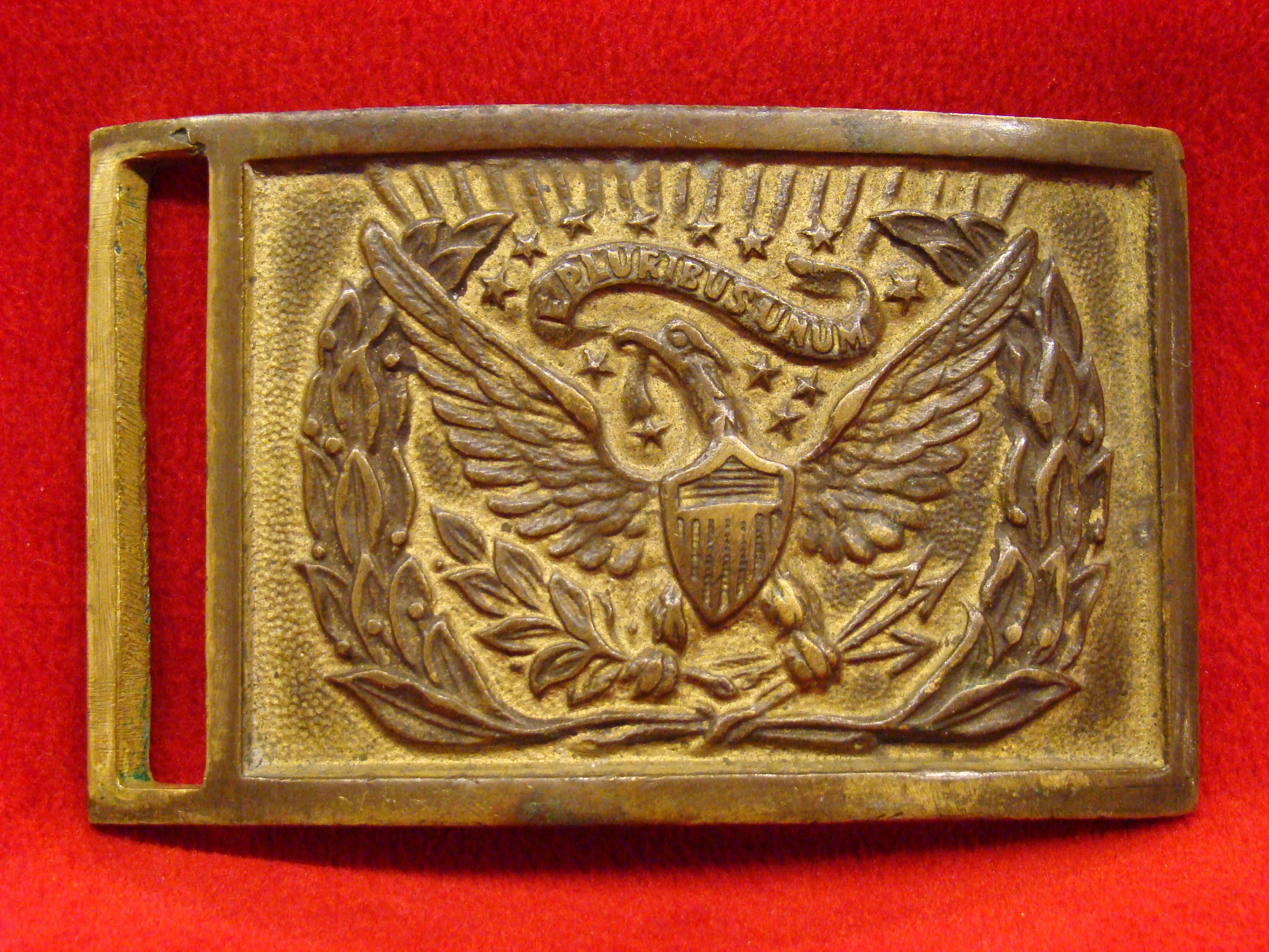 Civil War US Union Equipment NCO Field Belt & Buckle - Memorabilia
